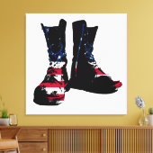 Toile Boots de combat américains (Insitu(Salon))
