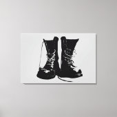 Toile Boots (version noire) (Recto)