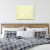 Toile Borage vert tendre vintage damassé de William Morr (Insitu(Chambre))