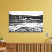 Toile Bord de mer, Oregon Beach et Hotel Moore Photograp (Insitu(Salon))