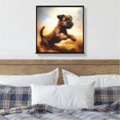 Toile Border Terrier Chien (Insitu(Chambre))