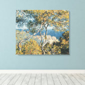 Toile Bordighera par Claude Monet (Insitu (Plancher de Bois))