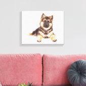 Toile Bordure Collie Allemand Shepherd Mix (Insitu(Salon))