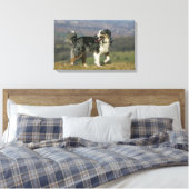 Toile Bordure Collie Panne 2 (Insitu(Chambre))