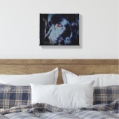 Toile Bordure noire Collie Visage de chien (Insitu(Chambre))