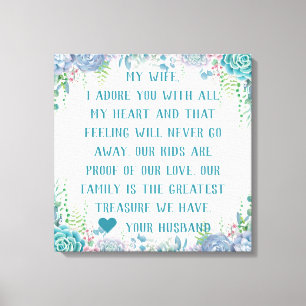 Toile Bordures de Plantes Grasses Lettre Personnalisée p