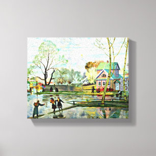 Toile Boris Kustodiev, Printemps, peinture célèbre
