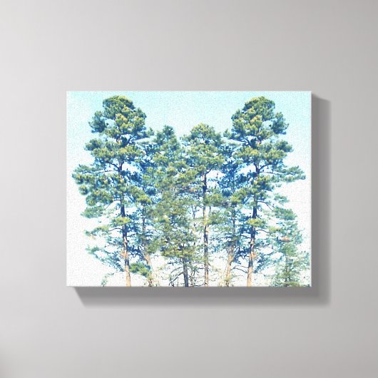 Toile Bosquet d'arbres (Recto)