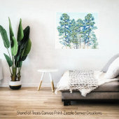 Toile Bosquet d'arbres