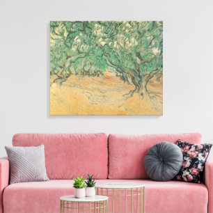 Toile Bosquet d'oliviers de Van Gogh - Art de la nature