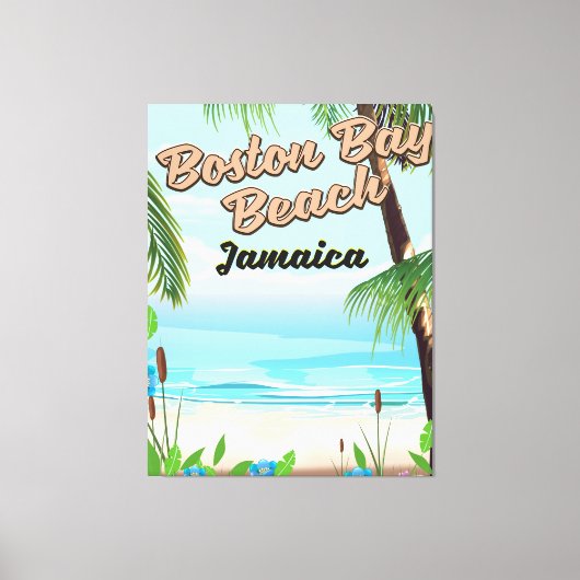 Toile Boston bay beach, Jamaïque (Recto)