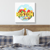 Toile Boston Comme Destination (Insitu(Chambre))
