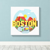 Toile Boston Comme Destination (Insitu (Plancher de Bois))