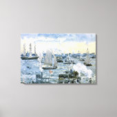 Toile Boston Harbour, peinture d'art, (Recto)