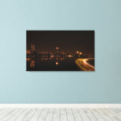 Toile Boston la nuit (Insitu (Plancher de Bois))