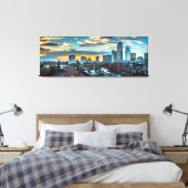 Toile Boston Massachusetts Downtown Skyline Panoramique (Insitu(Chambre))