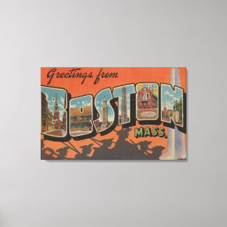 Toile Boston, MassachusettsScènes de grandes lettres 2