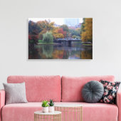 Toile Boston Public Gardens Canvas Imprimer (Insitu(Salon))