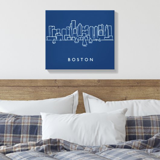 Toile Boston Skyline (Insitu(Chambre))