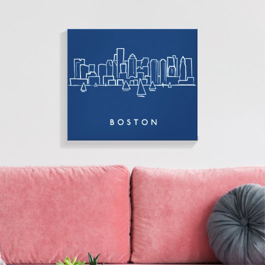 Toile Boston Skyline (Insitu(Salon))
