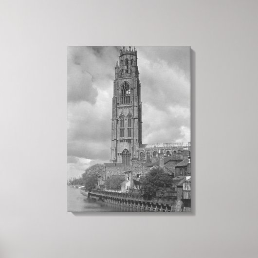 Toile Boston Stump and River Welland, Lincolnshire (Recto)