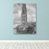 Toile Boston Stump and River Welland, Lincolnshire (Insitu (Plancher de Bois))