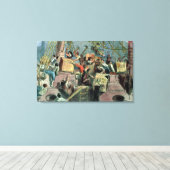 Toile Boston Tea Party, 16 décembre 1773 (Insitu (Plancher de Bois))
