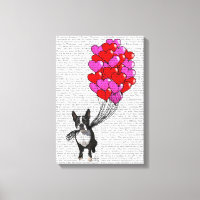 Boston Terrier Et Ballons