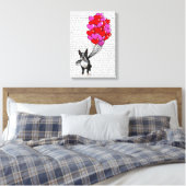 Toile Boston Terrier Et Ballons (Insitu(Chambre))