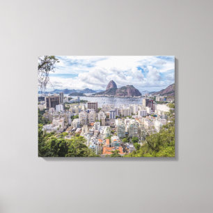 Toile Botafogo avec le pain de sucre