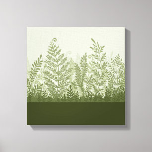 Toile botanique d'illustration de plante