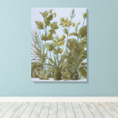 Toile Botanique vintage (Insitu (Plancher de Bois))