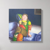 Toile « Botero encastrado " (Recto)