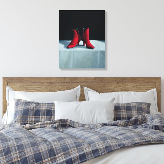 Toile Bottes rouges 1995 (Insitu(Chambre))