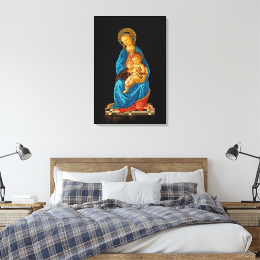 Toile Botticelli Madonna et l'enfant intronisé (Insitu(Chambre))
