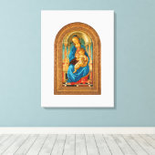 Toile Botticelli Madonna et l'enfant intronisé (Insitu (Plancher de Bois))
