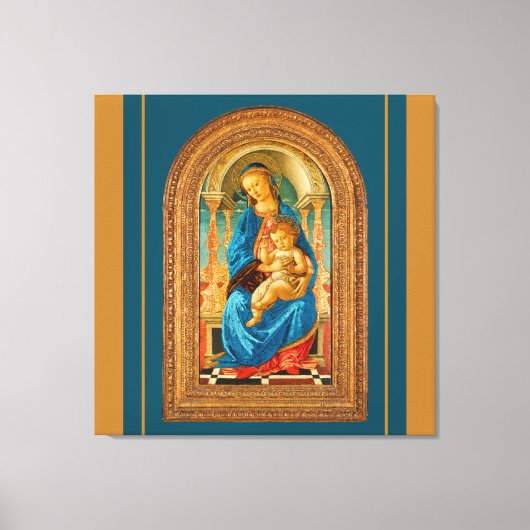 Toile Botticelli Madonna et son enfant (Recto)