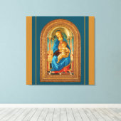 Toile Botticelli Madonna et son enfant (Insitu (Plancher de Bois))