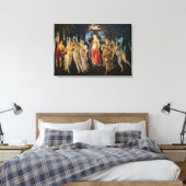 Toile Botticelli Primavera Renaissance Florale Déesse (Insitu(Chambre))