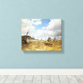 Toile Bouche de la Seine à Honfleur par Claude Monet (Insitu (Plancher de Bois))