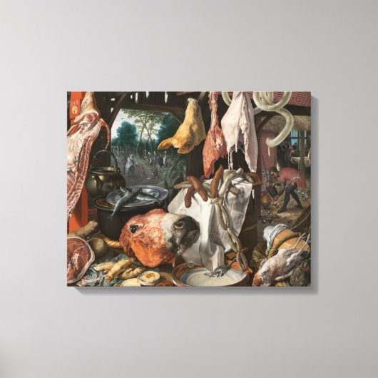Toile Boucher's Stall (par Pieter Aertsen) (Recto)