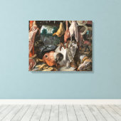 Toile Boucher's Stall (par Pieter Aertsen) (Insitu (Plancher de Bois))