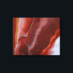 Toile Boucles de rouille rouge Bourgogne en marbre liqui<br><div class="desc">Ce design a été créé à partir de ma peinture acrylique fluide unique. Il peut être personnalisé en cliquant sur le bouton personnaliser et en ajoutant un nom, des initiales ou vos mots préférés. Contactez-moi à l'adresse colorflowcreations@gmail.com si vous souhaitez que ce design soit disponible sur un autre produit. Achetez...</div>