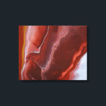 Toile Boucles de rouille rouge Bourgogne en marbre liqui<br><div class="desc">Ce design a été créé à partir de ma peinture acrylique fluide unique. Il peut être personnalisé en cliquant sur le bouton personnaliser et en ajoutant un nom, des initiales ou vos mots préférés. Contactez-moi à l'adresse colorflowcreations@gmail.com si vous souhaitez que ce design soit disponible sur un autre produit. Achetez...</div>