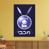 Toile Bouclier Maccabee Et Paroles (Insitu(Salon))