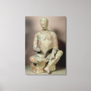 Toile Bouddha a assis dans la méditation, de Fondukista