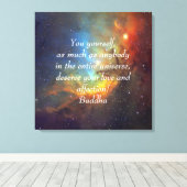 Toile Bouddha Amour et affection Tulip nebula (Insitu (Plancher de Bois))