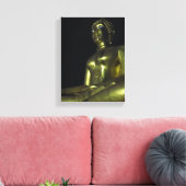 Toile Bouddha d'or la nuit (Insitu(Salon))