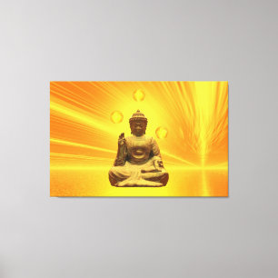 Toile Bouddha doré