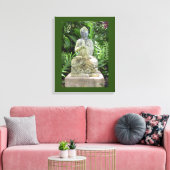 Toile Bouddha du jardin (Insitu(Salon))